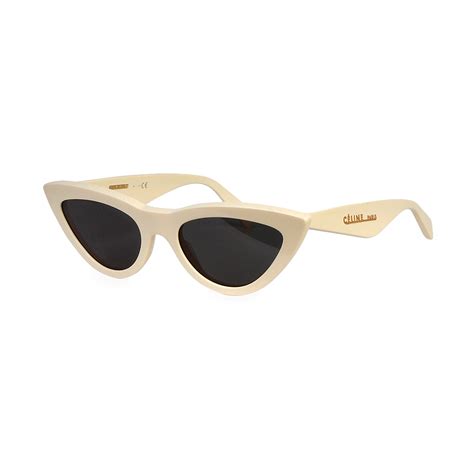 white cat-eye sunglasses celine|celine ivory cat eye sunglasses.